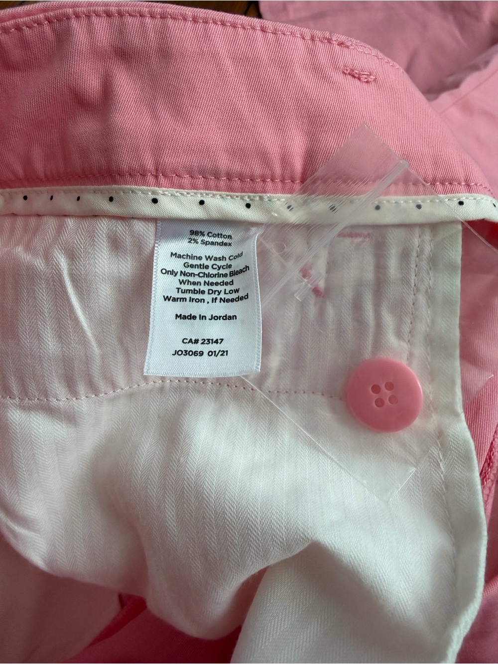 Talbots Pink Perfect Skimmer Slim-Leg Pants - Picture 5 of 6